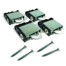 상하좌우 조절호차 삼연동문 호차 브이호차 3연동중문롤러 셀프교체, 4개