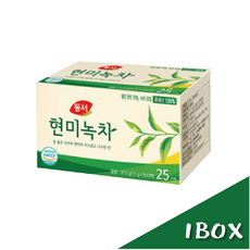 동서 현미녹차 25T 18개입 BOX 식품 > 커피/차 티/전통차 녹차, 1.5g, 25개입, 18개