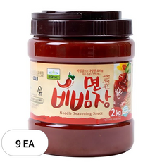 칠갑농산 면비빔장, 2kg, 9개