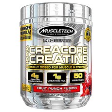 Muscletech Health Creacore肌酸運動膳食補充劑 Fruit Punch風味, 326g, 1罐