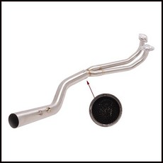 SYM MAXSYM TL500 高品質排氣改裝集管管接頭配件，提升性能與騎乘體驗, 銀, 1個