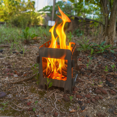 초경량 스테인레스 화로대 미니화로 장작 화롯대, 1개