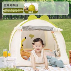 兒童帳篷 室內外兩用 折疊速開, 猴子樂奇送收納袋, 1套