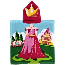 Winx Club 여아용 공식 스텔라 플로라 앤 블룸 면 후드 타월 204935, Winx Club 여아용 공식 스텔라, 플로라 앤 블룸