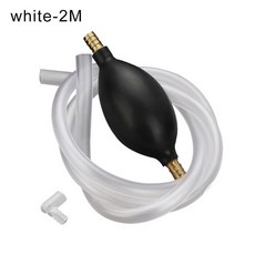 물 흡수 볼이 있는 핸드 사이펀 펌프 찻상 다운 워터 차 트레이 배수 차 세트 bla 1개, 2.2M - white