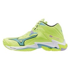 Mizuno Wave Lightning Z8 Mid 男 排球鞋 羽球鞋 中筒 螢光綠 V1GA240511