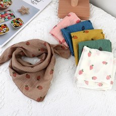 영유아 어린이 딸기 쁘띠 아동스카프