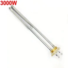 DN25 1500W 220V 스크류 인 온수기 요소 낮고 높은 와트 밀도, 03 3000W