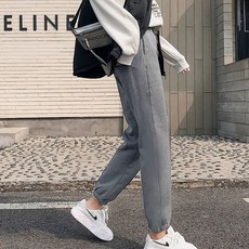 따뜻한 기모바지 편안한 홈웨어 팬츠 실내외 활동바지