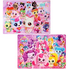 위시캣-대퍼즐+캐치티니핑-대퍼즐(각130조각), 1개