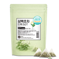 국산 삼백초차 티백 100% 말린 삼백초 잎 뿌리 추출물 식약청인증 하늘정연, 60g, 1개, 50개입