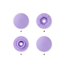 국산 티단추 하이탭 13mm 10세트, 1개, T 191-라벤더