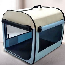 寵物窩 寵物車載包 露營寵物帳篷, 天藍色,S碼【建議7.5kg】, 1個
