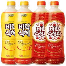 팔도 비락식혜1.5L+비락수정과1.5L, 4개, 1.5L