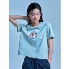 POLHAM 여성 쿨코튼 어프어프 반팔티_PHG2TS2450