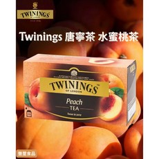 TWININGS 唐寧 水蜜桃茶 2gx25入, 1個