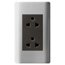 Schneider 施耐德 ZENcelo 純平系列 附接地雙插座, 1個