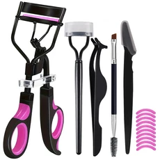 여성용 속눈썹 컬 세트 클립 교체 패드 포함 다용도 얼굴 면도기 메이크업 도구, 03 D