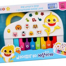 손가락 캐릭터 상어 놀이 멜로디 학습 완구 아기 교구 건반 발달 사운드 음악 악기, 1개, 상세페이지 참조