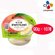 CJ제일제당 쁘띠첼 복숭아 90g 10개