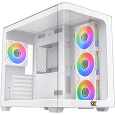 電腦機殼，全景視窗，優異散熱，寬敞空間，簡約時尚，便捷理線, 1箱, XIGMATEK PANO ARCTIC