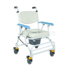 來而康 均佳 鋁合金可收合附輪洗澡便器椅 JCS-208, 1個, 單一色系