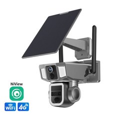 8MP P2P 자동 인체 추적 10배 줌 4G 와이파이 in 태양광 IP PTZ 카메라 듀얼 렌즈 9W 패널 12000mAh 배터리, 01 4G Wifi Battery