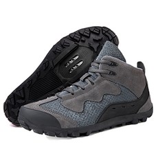 MTB-188 남자 사이클링 shoes MTB 자전거화 (XC/Trail/Gravel) SPD 클릿 페달 호환 운동화 스타일 (39-47 사이즈), grey, 265