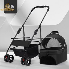 寵物推車載輕便攜帶可折疊分離加大提籃包外出旅行遛狗貓咪狗狗代步, 1個