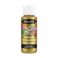 공예몰 데코아트 크래프터 아크릴물감 2oz, 92_Yellow Gold