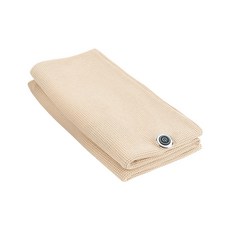 針織棉暖身毯，15秒速熱，三檔調溫，USB供電，可水洗, 雪花杏