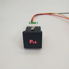1PC 자동차 빨간색 LED 라이트 안개등 전원 켜기 버튼 레이더 스위치 VW 골프 6 5 Jetta Scirocco 2006 201, 18 Parking Radar