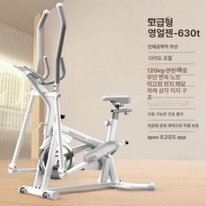 소형 일립티컬 유산소 거치대 헬스기구 팔걸이 실내자전거 전신운동, 디럭스 타원형 2-in-1 스테인리스, 기본 모델명/품번