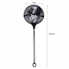 참새그물 낚시뜰채 접이식 어항 낚시 그물 바다뜰채 티타늄뜰채, 원형 텔레스코픽