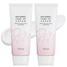 ASOME 퍼펙트 화이트닝 톤업 크림 100ml, 2개