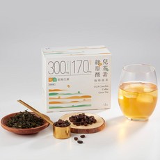 【Teascovery 發現茶】綠原酸兒茶素咖啡綠茶 享受健康美味的茶飲體驗, 11g, 1個, 15個裝
