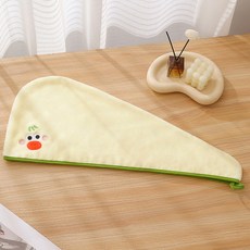 小日子家居館 三角乾髮帽, 豆豆,25*63cm。, 1個