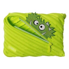 Zipit 미국매장정품+ Talking MonStar 대형 필통 최대 60개 펜 수납 긴 지퍼 하나로 제작! 라임 1887344, 라임.
