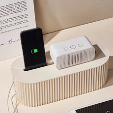 타원형 콘센트 멀티탭 정리함 베이지, 1, 타원형 콘센트 멀티탭 정리함 베이지 전기선정리 가리