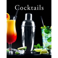 paperback Book Cocktails: Blank Recipe Book for Alcoholic & Non-Alcoholic Cocktail Drinks