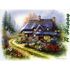 500피스 풍경화 직소퍼즐 행복한 집 CA5016 all+32300gE