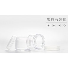 丹丹悅生活 旅行分裝瓶 透明輕巧 適用乳霜面膜化妝水, 1個, 壓縮面膜浸泡瓶30g