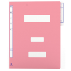 오피츄 A4 PP정부화일 플라스틱화일 문서보관 서류정리, 40개, 분홍