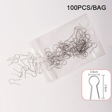 고온 저항 텅스텐 행잉 점프 행어 도자기 100PCS 발사 PCS 50 장식 와이어, 02 StyleA  M, 1개