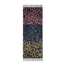 빔바이롤라 애니멀 프린트 프린지 스카프