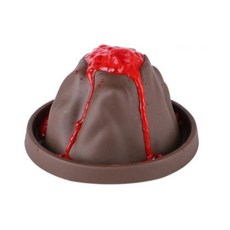 미니 원형 화산 폭발 모형 분화구 틀 트레이 7x14cm 화산모형 과학키트