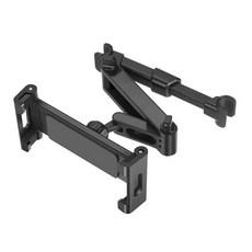 車載後排平板支架 汽車後座專用伸縮支架 鋁合金多用途行動裝置架 車用手機平板通用, PB7 豪華伸縮摺疊款【手機平板通用】, 1個