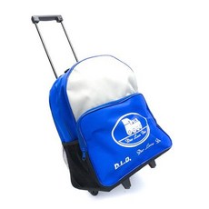 【D.L.D】多輪多 專業直排輪溜冰鞋拉桿包 藍灰 - 大容量多隔層設計 方便攜帶護具及配件, 1個, 拉桿包, 藍灰色