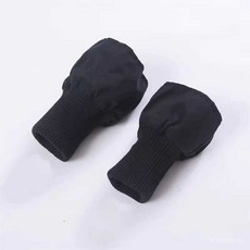 소매시보리 수선 밑단 점퍼 두꺼운 부자재 패딩 손목 아우터 교체 박음질, 1개, 1. 검은색 성인용 커프스 한 쌍 × 1개