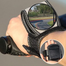 시그니처베이지 웨스트바이킹 자전거 손목 거울 후사경 사이드 백미러 YPZ004, 1개, 블랙